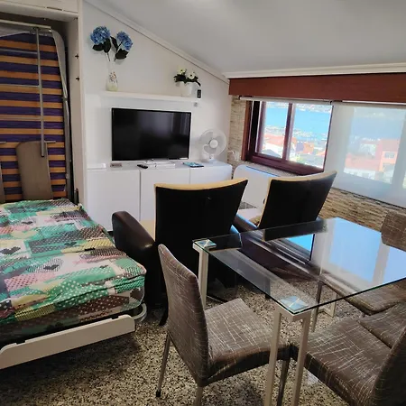 Atico Tipo Loft Centro De Lägenhet *